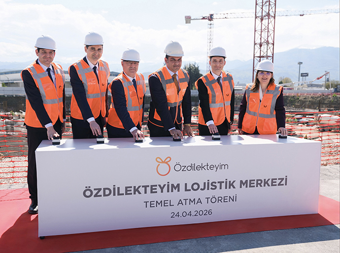 ÖZDİLEKTEYİM LOJİSTİK MERKEZİ'NİN TEMELİ ATILDI